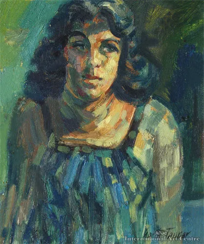 Anne - Portrait of Anne Tapper, Artist's Wife | International Art Centre