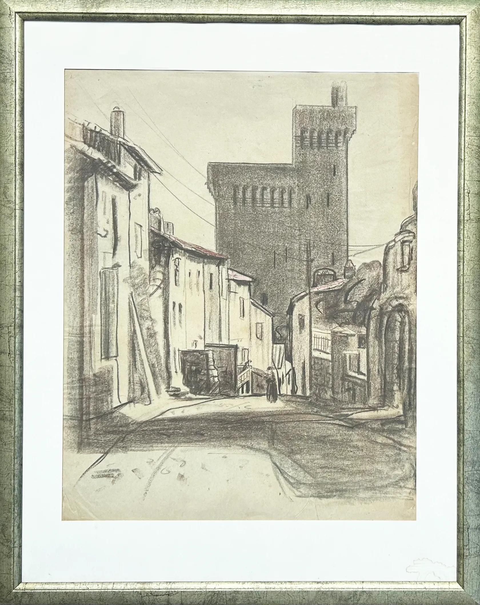 JOHN WEEKS - Untitled, Street Scene | International Art Centre