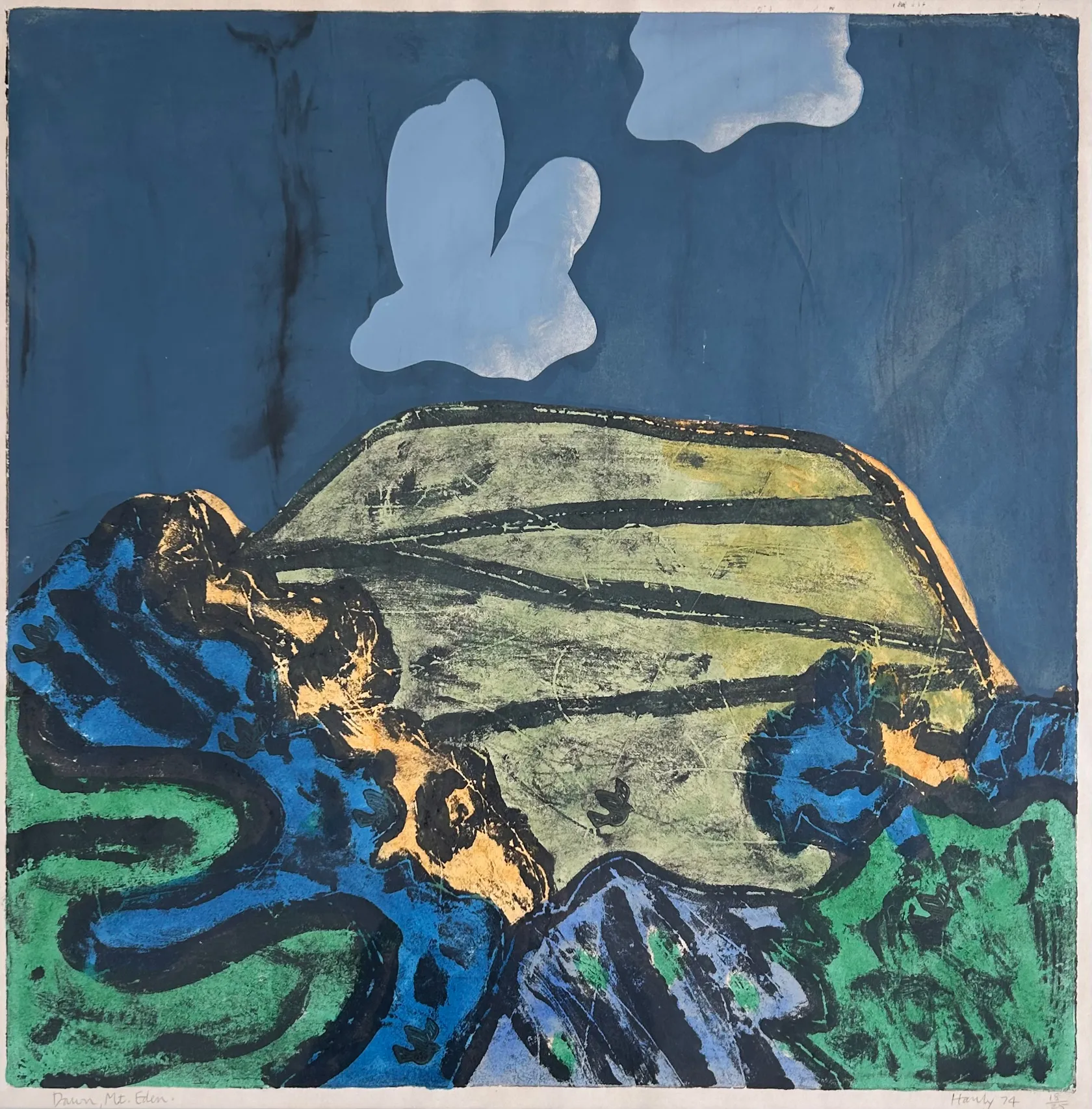 Pat Hanly – Dawn, Mt Eden | International Art Centre