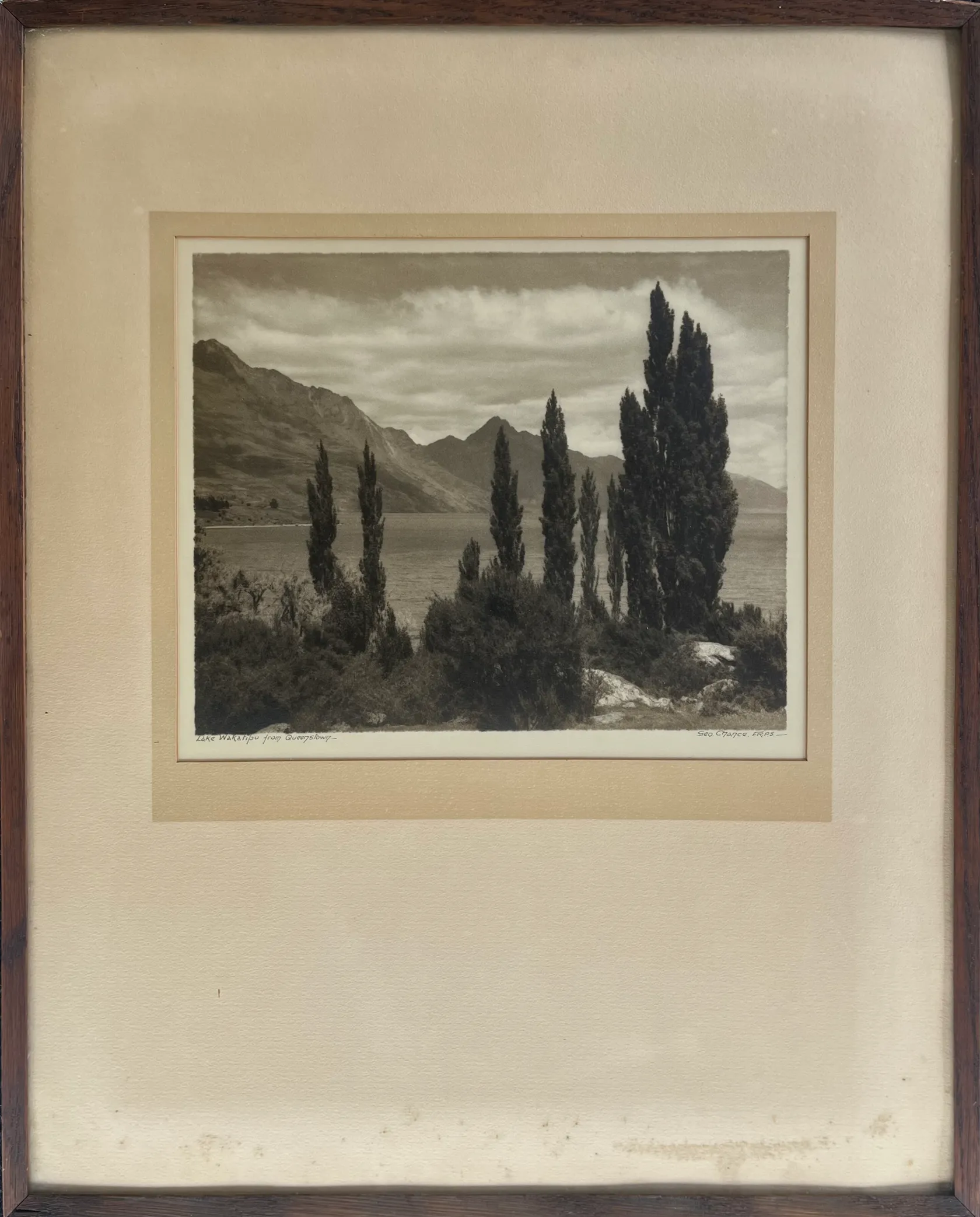 GEORGE CHANCE - Lake Wakatipu from Queenstown | International Art Centre